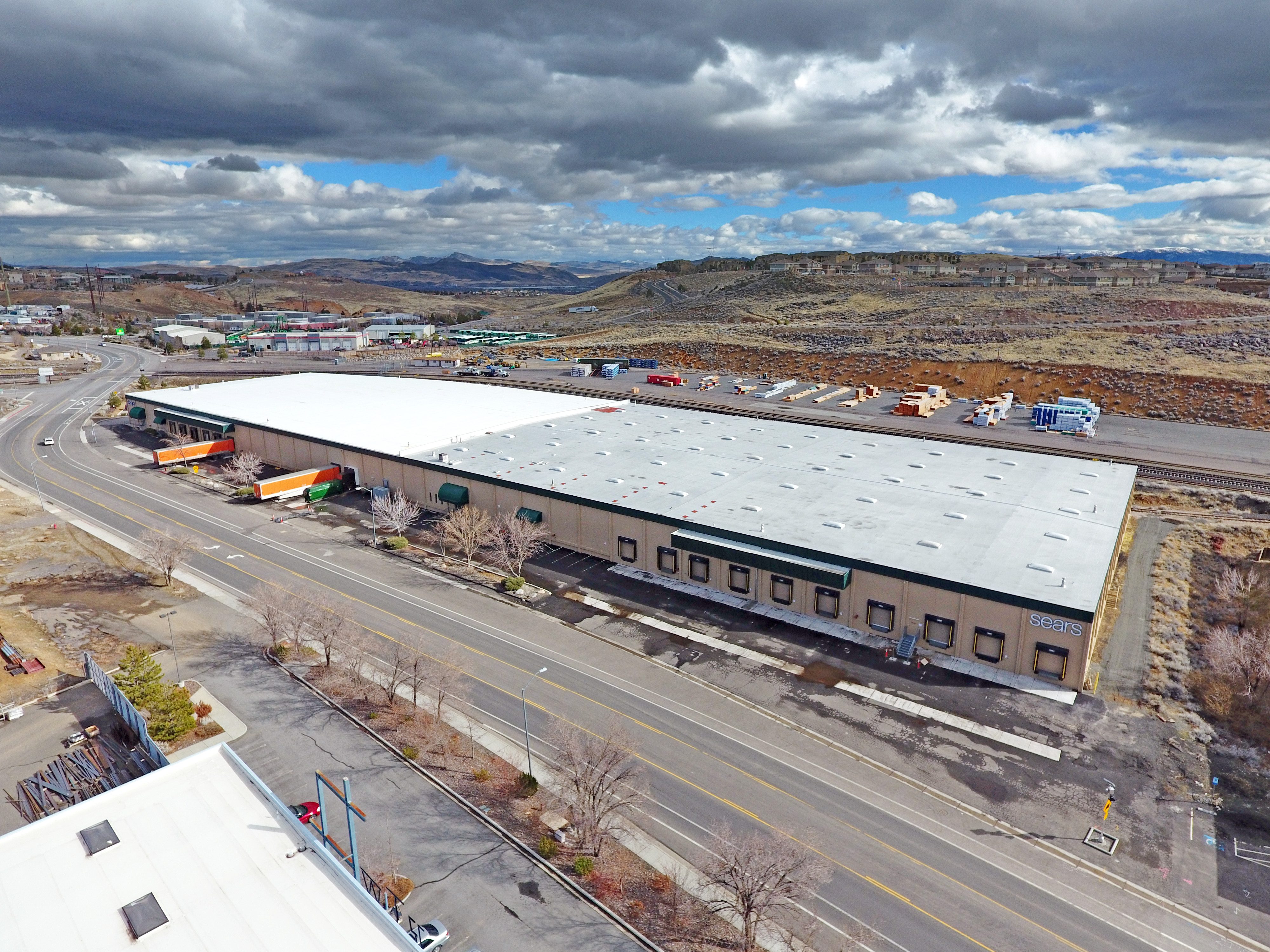 Exterior shot 400 E. Parr Blvd., an industrial building in Reno, Nev.