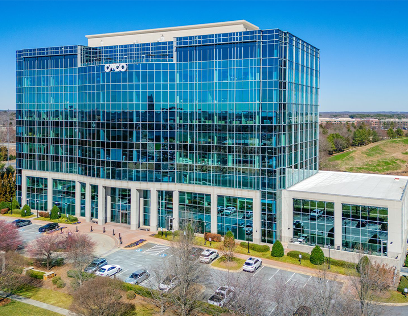 Exterior shot of Ballantyne Tower in Charlotte, N.C.