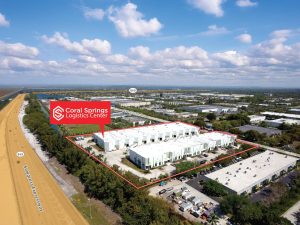 Exterior shot of Coral Springs Logistics Center in Coral Springs, Fla.