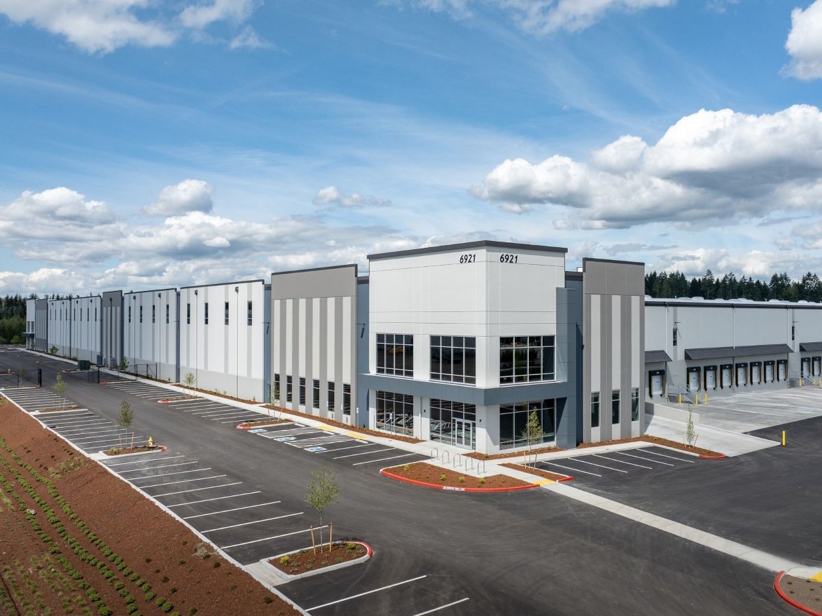 Exterior shot of Building D at FRED310