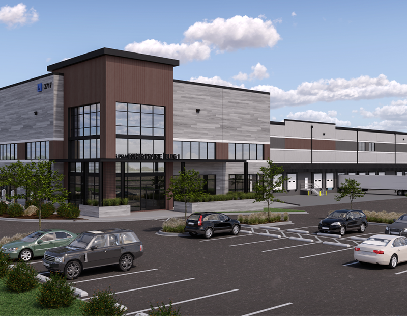 Rendering of the future industrial development Fords Prairie Industrial Park.