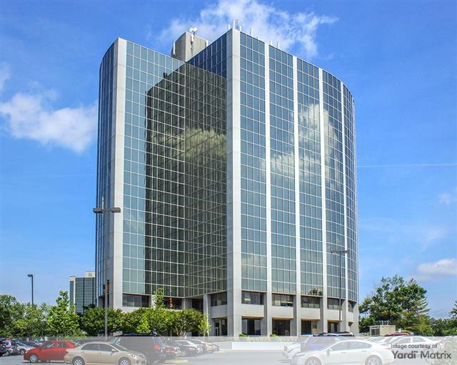 Exterior shot of Maryland Trade Center III, a medical office building in Greenbelt, Md.