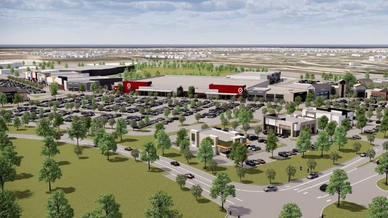 The Texas Heritage Marketplace mixed-use development in Katy, Texas