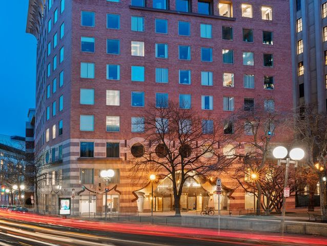 Exterior shot of One Bowdoin Square, an office building in Boston.