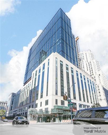 Exterior shot of One Madison Avenue, an office building in Manhattan.