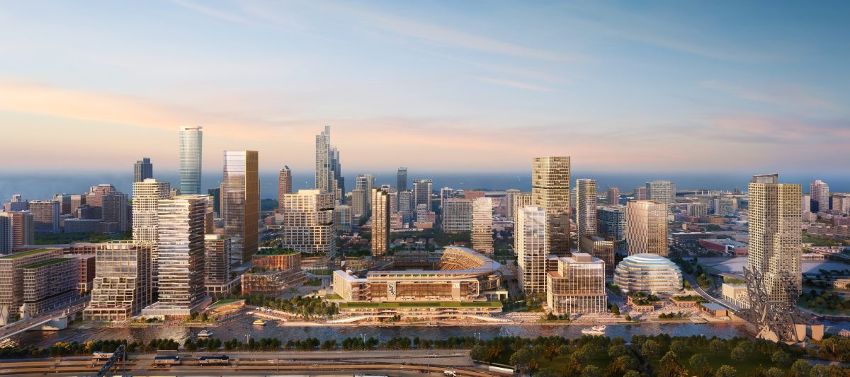 The 78 featuring the White Sox Ballpark, A New Mixed-use Neighborhood in Chicago anchored by the White Sox