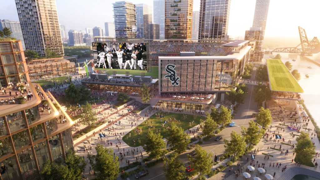 The 78 featuring the White Sox Ballpark, Activated Public Spaces Vibrant Year-Round