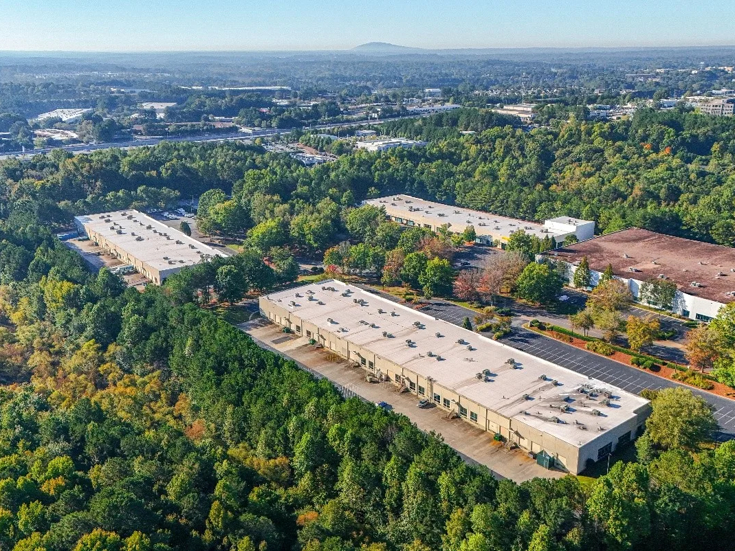 Aerial shot of the Northmont Business Center in Duluth, Ga.