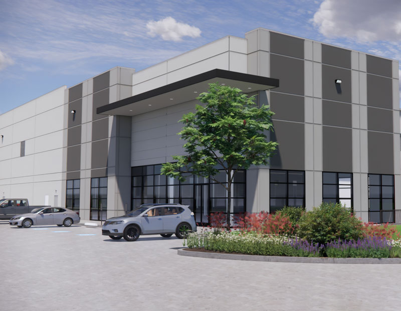 A rendering of Building 3 at 610 Business District.