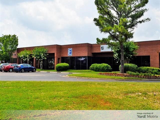 Exterior shot of Airport Business Park, an industrial campus in Memphis, Tenn.