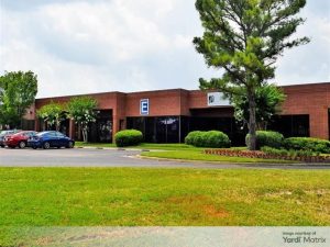 Exterior shot of Airport Business Park, an industrial campus in Memphis, Tenn.