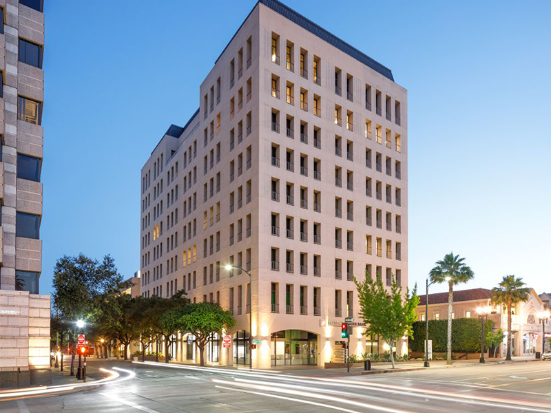 Exterior shot of 790 E. Colorado Blvd., in Pasadena Calif.