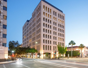 Exterior shot of 790 East Colorado Blvd., in Pasadena Calif.