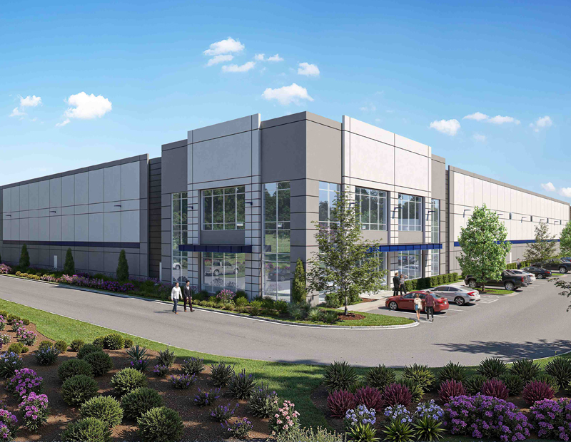 A rendering of Building 100 at Dogwood Logistics Center.