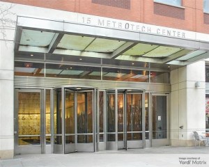 Entrance at 115 Myrtle Ave. office building in Brooklyn