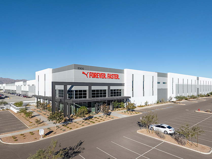 Exterior shot of the Glendale Distribution Center in metro Phoenix, that JLL IPT acquired for $140 million.