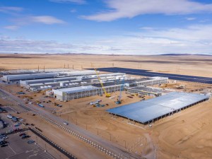Aerial shot of Meta's data center campus in New Mexico, which is set for a two-building expansion.