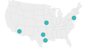 Top US markets for industrial deliveries as per Yardi Research Data