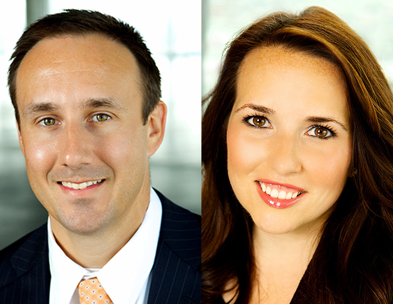 Headshots of Mike Stewart and Shelby Thomas of Bass, Berry & Sims