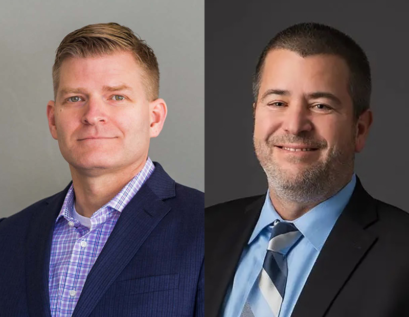 Headshots of Kelvin Tetz and Mike Kamienski