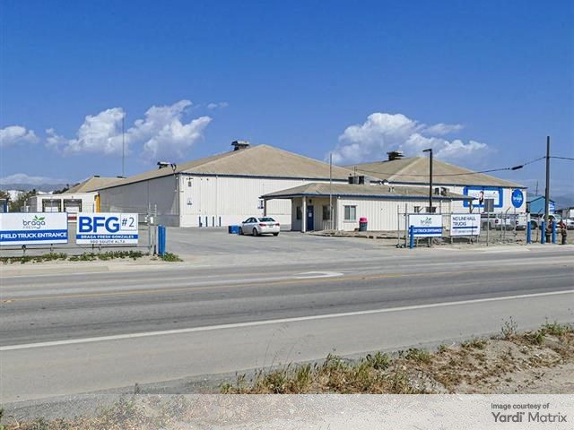 Exterior shot of 500 S. Alta St., an industrial facility in Gonzales, Calif.