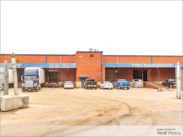 Exterior shot of 1286 Milledge St., an industrial facility in East Point, Ga.