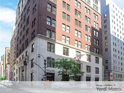 Exterior shot of 346 Madison Avenue in Manhattan, N.Y., an office property to be acquired by SL Green Realty Corp.