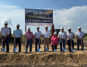BCS and partners celebrate the groundbreaking of Grove Business Park, a 46-acre industrial campus in Baytown, Texas