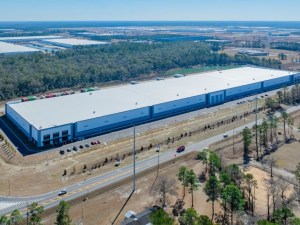 Exterior shot of I-16 Logistics Center, a distribution center in Ellabell, Ga.