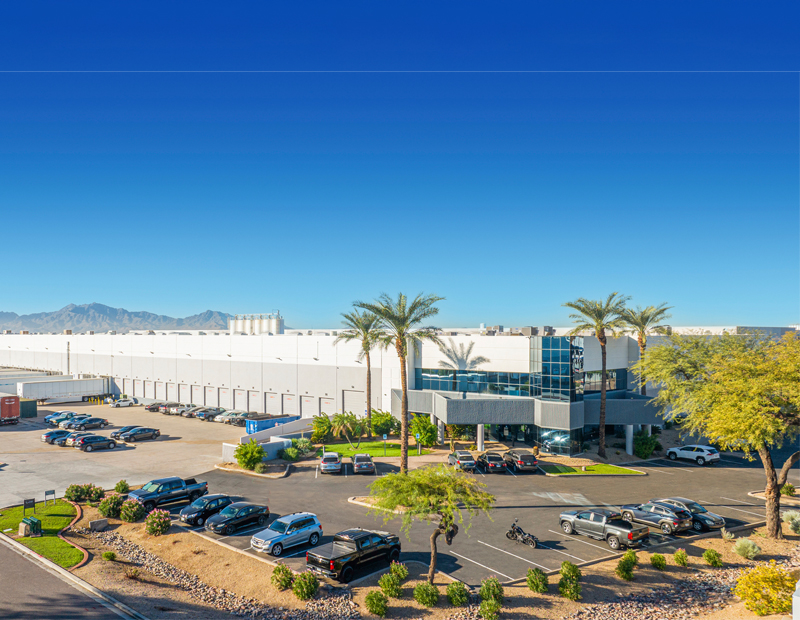 A photo of one of the properties included in Indus Realty Trust’s industrial portfolio acquisition.