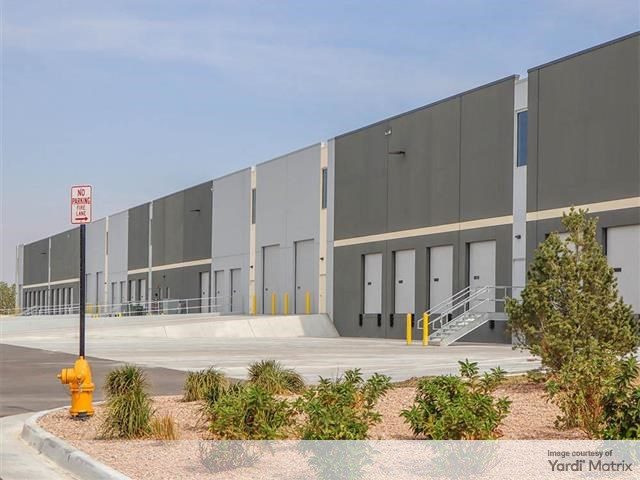 Exterior shot of the industrial facility at 7955 S. Potomac St. in Englewood, Colo.