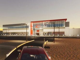 Rendering of QTS PHX3, a data center project in Glendale, Ariz.