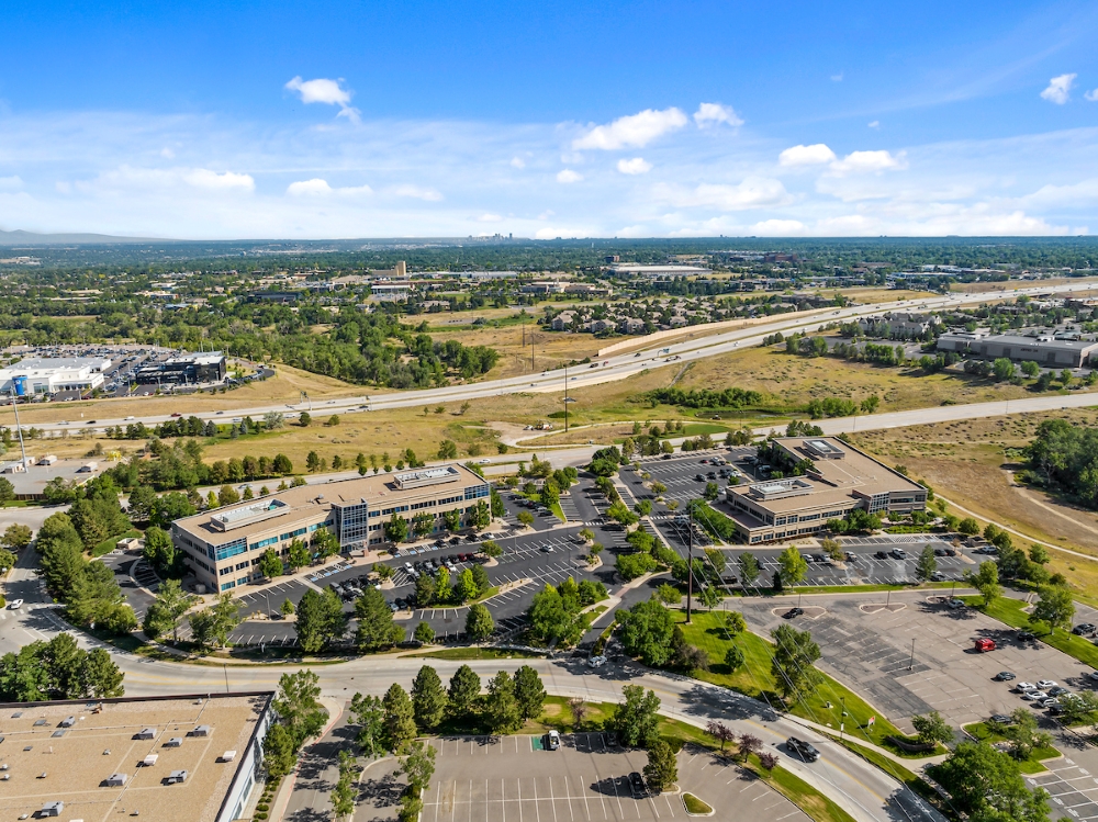 Exterior shot of Highlands Ranch I & II, a medical office property in Highlands Ranch, Colo.