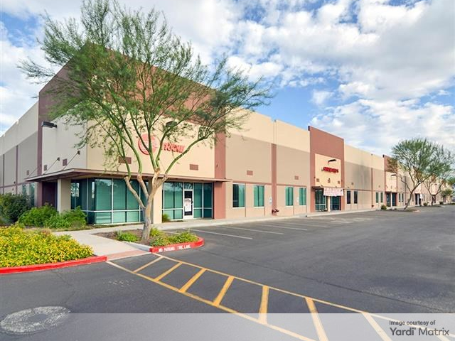 Exterior shot depicting one of the four buildings inside Loop 101 & I-10 Phase II, an industrial property in Tolleson, Ariz., within the Starwood REIT portfolio slated to receive a $1 billion refinancing loan.