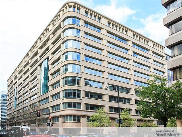 Exterior shot of World Bank's J Building in Washington, D.C.