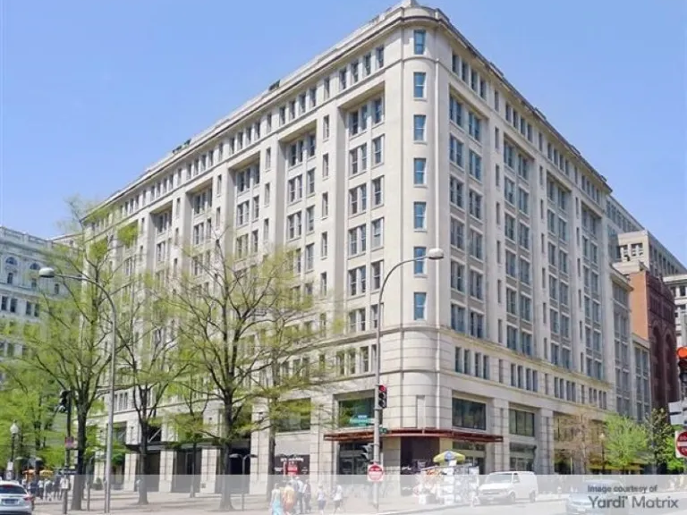 Exterior shot of Carlyle's headquarters, at 1001 Pennsylvania Ave. NW in Washington, D.C.
