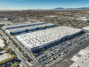 Aerial shot of Las Vegas Logistics Center, a 1 million-square-foot industrial property in Las Vegas, Nev.