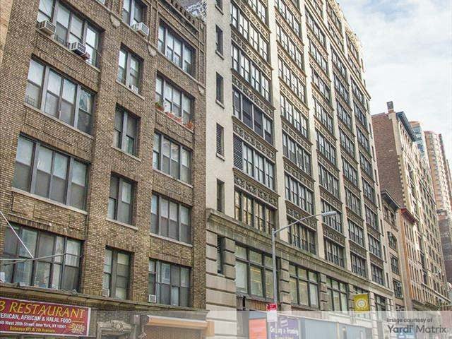 Exterior shot of 151 W. 26th St., an office building in Manhattan.