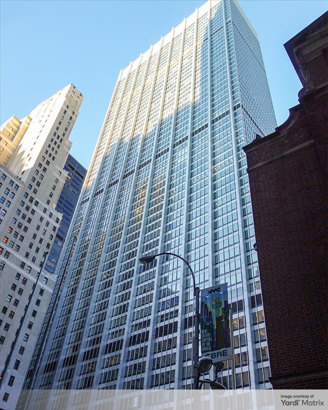 Exterior shot depicting 28 Liberty St. in Manhattan, N.Y., an office tower owned by Fosun Group.