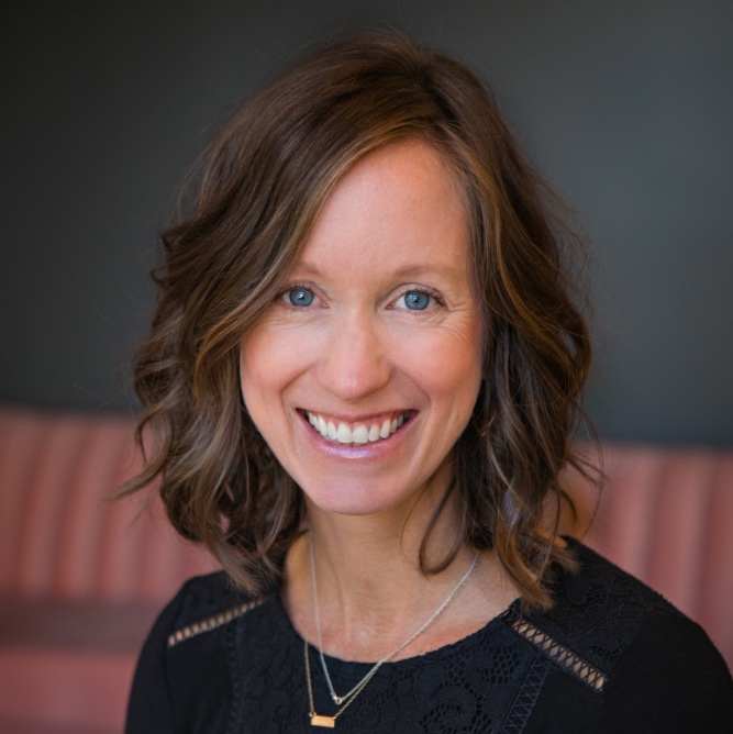 a headshot of April Stammel, Marketing and Community Engagement for South Downtown