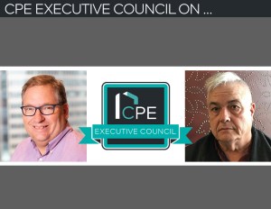 CPE Executive Council featuring headshots of Ebeling nad Ressler