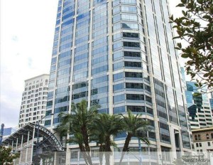 One America Plaza office tower in San Diego