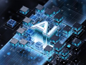 Artificial intelligence data structure concepts. 3D render