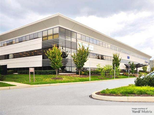 Exterior shot of 1170, 1180 & 1190 Devon Park Drive, an office campus in Wayne, Pa.