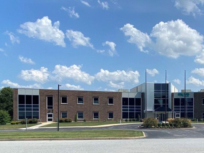 Exterior shot of 1230 American Blvd., a medical office building in West Chester, Penn.