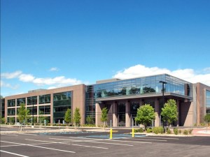 Exterior shot of 14 Sylvan Way, an office building in Parsippany, N.J.