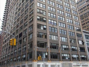 Exterior shot of the office building at 261 Fifth Ave. in Manhattan