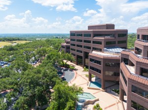 A photo of the Cielo Center office campus in Austin, Texas.