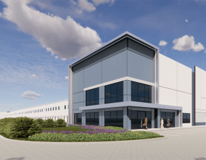 Rendering of Ella 45 a light industrial facility in North Houston Texas