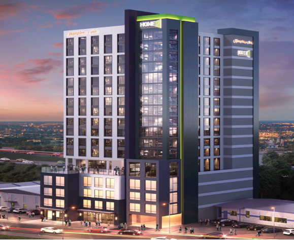 Home2 Suites + Hampton Inn in Nashville, Tenn.